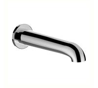 Pico de bañera LAUFEN PURE, caño fijo, saliente 175 mm, cromado, HF901771100000, Color: cromado