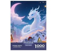 Pico de enrollamiento de dragón de Hielo 1000 Piezas Rompecabezas Familiar Animales Inteligencia Juguete Regalo Creativo para La Relajación Diversión Educativo 70x50cm/1000pcs