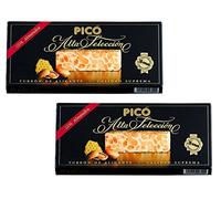 Picó - Pack incluye 2 Turron de alicante - Turron duro caja negra - Calidad superior 200gr