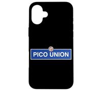 Pico Union Los Angeles Street Sign Blvd California DTLA Ave Carcasa para iPhone 16 Plus