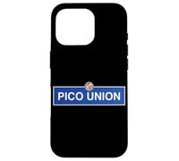 Pico Union Los Angeles Street Sign Blvd California DTLA Ave Carcasa para iPhone 16 Pro