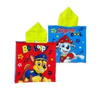 PICOBOX Poncho Toalla Niño Patrulla Canina con Capucha de Microfibra 50x50cm, Toalla Playa Infantil de Secado Rápido para Piscina y Baño, Albornoz Suave Tipo Capa Absorbente para Niños y Niñas
