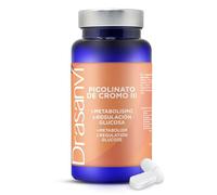 Picolinato de Cromo 200 mcg | 90 Comprimidos Veganos Sin Gluten | Contribuye al Metabolismo Normal | Apoyo Nutricional Diario | Control de los Niveles de Glucosa | Drasanvi