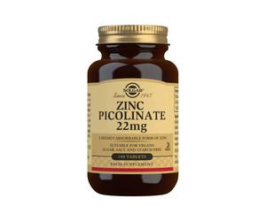 Picolinato de zinc 22 mg 100 comprimidos Solgar