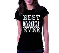 picontshirt Camiseta 'Mejor Mamá del Mundo' para Mujer - Regalo para el Día de la Madre, Cumpleaños o Navidad - Algodón 100% - T-Shirt Divertida y Cómoda by