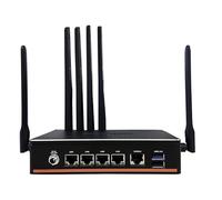 PICOPC Microdispositivo Firewall sin ventilador/Mini PC/Firewall, Intel N5105 (4 núcleos y 4 hilos), 16 GB DDR4 | SSD de 256 GB | 4 LAN i211 | 5G CPE | Puerta de enlace de seguridad SD-WAN con TPM 2.0