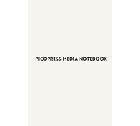 PicoPress Media Notebook: Blank notebook with 24 pages for all your creative ideas, sketches, and notes