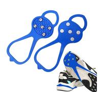 Picos de acero de 5 dientes, marco de goma resistente, agarre seguro para el invierno | Mejora la estabilidad al caminar y evitar peligrosos resbalones al aire libre | Accesorios antideslizantes para