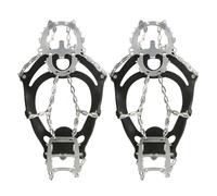 Picos de Agarre Antideslizantes Pinzas De Hielo 18 Dientes, Antideslizantes, Unisex, For Invierno, For Nieve, Cubrezapatos, Cadena Escalada, Crampones(18 Teeth Black XL)