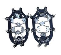 Picos de Agarre Antideslizantes Pinzas De Hielo 28 Dientes For Calzado, Antideslizantes, For Senderismo, Escalada, Nieve, Crampones, Calas, Cadenas(28 Teeth Black - M)