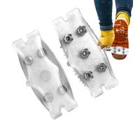 Picos de nieve para zapatos - 2 piezas universales antideslizantes portátiles 5 puntas, botas nieve tracción pinchos | para senderismo, escalada de roca, pesca, montañismo, escalada