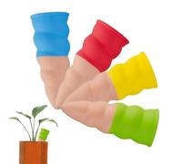 Picos de riego automático - 4 unidades de accesorios de riego de terracota, picos de riego automáticos, para interiores y exteriores, jardín, vacaciones, césped, invernadero, arriates, terrazas, etc