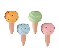 Picos de riego automático para plantas exteriores, 4 unidades, de riego automático, enchufe de arcilla para maceta