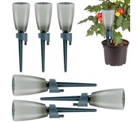 Picos de Riego para Plantas Accesorios | 6 Regadores Automáticos Para Plantas Con Botella - Válvula De Control De Liberación Lenta Riego Automático Para Macetas Hogar Uso Diario Interior Vacaciones Ba
