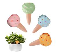 Picos de riego - Picos de riego para plantas al aire libre, 4 unidades Sistema de riego automático, enchufe de arcilla para maceta