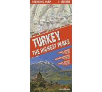 Turquie - les plus hauts sommets 1/100.000 (carte grand format laminée, trekking tQ) (Carte Trekking Terra Quest)
