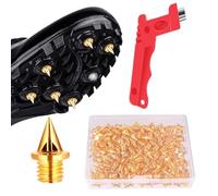 Picos de Zapatos de Pista, Picos de Atletismo | Puntas de Larga Distancia de Cono Puntiagudo | Accesorios de Calzado de Uñas de Metal para Sprint Salto en Longitud de Escalada