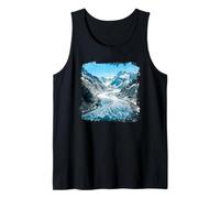 Picos montañosos de Hielo Alpino de Glacier Valley Camiseta sin Mangas