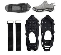 - Picos para botas | Antideslizante Con Correa Ajustable, 24 Dientes Picos Tracción - Para Montañismo, Senderismo, , Mochilero Mujeres, Hombres, Adultos, Adolescentes