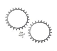 Picos para cortacésped robótico Worx modelo L WR153E WR155E WR147E.1 WR148E de acero inoxidable con agujeros avellanados pulidos