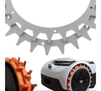 Picos para robot cortacésped para Navimow i Serie - Picos de tracción de acero inoxidable - Desbarbado - Incluye tornillos - Accesorios ROBO CLAWS (varios modelos y modelos) (plata)