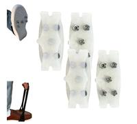 Picos para zapatos para invierno, crampones universales de 5 puntos para zapatos y botas, fundas antideslizantes con puntas de metal, ligeros y flexibles, para hielo, nieve y caminos húmedos (1