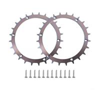 Picos robóticos de acero inoxidable para cortacésped Indego XS 300 400 350 M700, tacos de tracción antideslizantes para césped húmedo y colinas, color plateado, paquete de 2