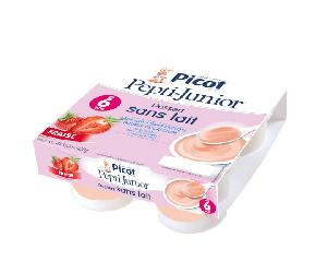 Picot Mon 1er Dessert Sin Leche Fresa 4 x 100g