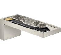 Picota de baño hansgrohe AXOR MyEdition, sin placa, 47412800, Color: Óptica de acero inoxidable