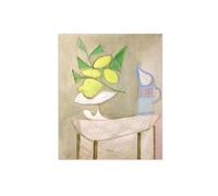 Picsaso Famoso Impresión en Lienzo-Cuadro sobre Lienzo-Reproducción Imagen en Lienzo-Naturaleza muerta con limones-Cuadros Decoración Moderno 50x60cm20x24inches Solo Lienzo