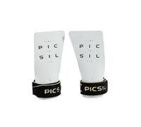 PICSIL Calleras Condor, Uso con Magnesio, Protección y Agarre para Cross Training, Calistenia y Gimnasio, Para Todos los Atletas (White, G+)