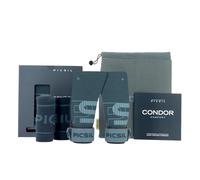 PICSIL Calleras Condor, Uso con Magnesio, Protección y Agarre para Cross Training, Calistenia y Gimnasio, Para Todos los Atletas (Midnight, G+)
