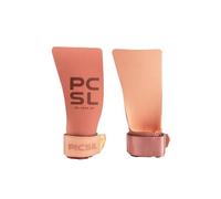 PICSIL Calleras Heron + Muñequeras + Bolsa, Uso sin Magnesio, para Todo Tipo de Atletas, Agarre en Todas Superficies y Tipo de Barra (Canyon, G+)