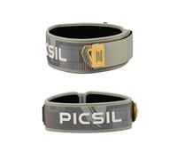 PICSIL - Cinturón Lumbar Recto Neopreno | Competición Powerlifting | Hebilla Versátil y Tirador | Comodidad y Durabilidad | Para Cross training, Halterofilia | Color Fern | Talla XL