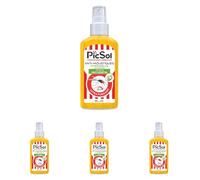 PicSol - Spray antimosquitos citronela y citriodiol activos, 100% vegetal (Paquete de 4)