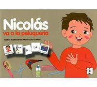 Pictogramas: Nicolás va a la peluquería: 4 (Pictogramas: lecturas fáciles para niños con dificultades)
