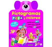 Pictogramas - Pega y colorea conejito