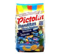 Pictolin Blanditos Sin Azúcar Masticables Sabores (Cereza, Limón, Piña, Naranja y Plátano) Bolsa 1 kg