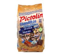 Pictolín Masticable Tofee, Chocolate y Café sin azúcar - Caramelos masticables sin azucares con edulcorantes sabor toffee, chocolate y café - Bolsa de 1 kg