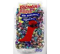 Pictolin - Minizum - Caramelos sin azúcar sabor frutas con edulcorantes - 1 kg