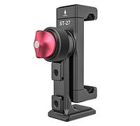 PICTRON Soporte de trípode de metal para teléfono, 3 zapatos fríos y puerto Arca, adaptador de 360° para iPhone, Samsung