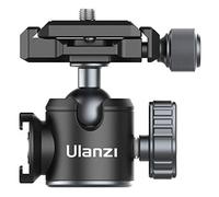 PICTRON U-80L - Cabezal de Bola de Metal con Cabezal de Bola de liberación rápida Arca Swiss 360° Giratorio con Zapata fría, Carga de 10 kg para cámaras DSLR, trípode, monopié, Deslizador (U-80L)