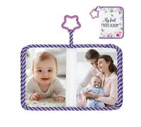 Picture Album for Kids - Wall Decoration with Mirror, Flower Design Hangable Memory Album | Cute Display Organizer Usage Kids Growth Memory Storage Crib Stroller Bedroom Living Room Nursery Decor