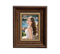 Picture Frame Decor, 7 Inch Vintage, Tabletop and Wall Frame with Elegant Design, with Compact Design, Sturdy Photo Display System, Easy Style Solution for Christmas Family Room Home