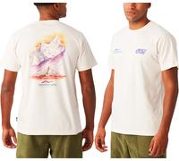 Picture Organic Clothing - Camisetas - D&S Nepal Tee Natural White - Talla L - Blanco Blanco L
