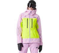 Picture Organic Clothing - Chaquetas de esquí mujer - Acidic 3L Xpore Jkt Orchid Acid Lime para Mujer - Talla S - Rosa Rosa S