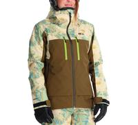 Picture Organic Clothing - Chaquetas de esquí mujer - Exa Jkt Timeless Flower Printed para Mujer - Talla XS - Caqui Caqui XS