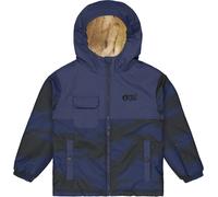 Picture Organic Clothing - Chaquetas de esquí niños - Snowy Printed Jkt Retro Fusion Print - Talla Infantil 84-89 cm - Azul Azul 84-89 cm