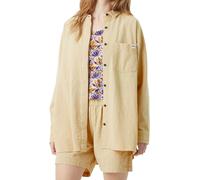 Picture Organic Clothing - Marcas - Flaros Shirt Wood Ash para Mujer - Talla S - Beige Beige S