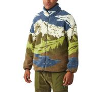 Picture Organic Clothing - Marcas - Hafdals Fleece Cloudy Landscape Sherpa - Talla M - Marrón Marrón M
